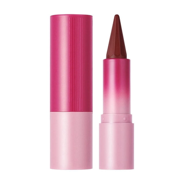 Rouges à Lèvres pour Femmes Rouge à Lèvres Crayon Contour des Lèvres Deux en un 6 Couleurs Longue Tenue Crayon Contour des Lèvres Pointu Bordure Beauté Stylo Rouge à Lèvres