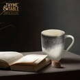 thumbnail image 3 of Thyme & Table Grey Drip Stoneware Coffee Mug, 15 fl oz, 3 of 6