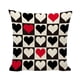 thumbnail image 2 of Funda de almohada decorativa 18x18 pulgadas | Funda de cojín de poliéster con estampado de purpurina a rayas geométricas | Funda suave multicolor para sofá, sofá cama, silla de casa, decoración del, 2 of 6