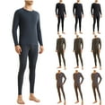 thumbnail image 4 of Chiccall Men's Long Thermal Underwear Set Base Layer Lightweight Brushed Long Sleeve Top & Bottom, 4 of 4
