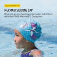 thumbnail image 2 of Gorro de natación FINIS Mermaid Silicone para niños Paradise Color, 2 of 7