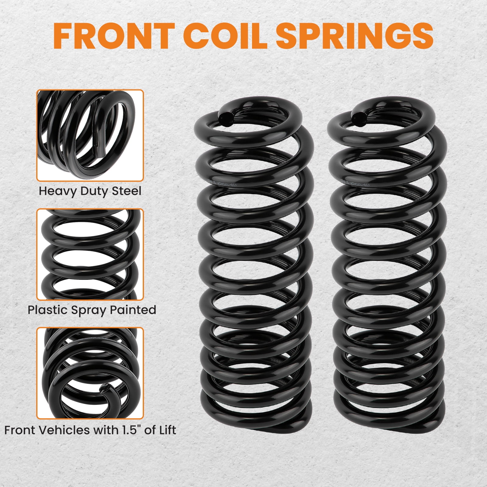 maXpeedingrods 1.5" Front Coil Spring Leveling Kit for Ford F150 for Ford Bronco 1980-1996, Set of 2