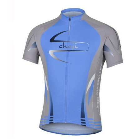 - TopTie Cycling Comfortable Outdoor Jersey, Men's-Blue-M