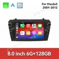 thumbnail image 3 of ZWNAV 8 inch Car Radio Android 14.0 CarPlay for Mazda 3 2009-2012 Multimedia Player GPS Navigation 4G WiFi DSP Stereo Bluetooth, 3 of 14