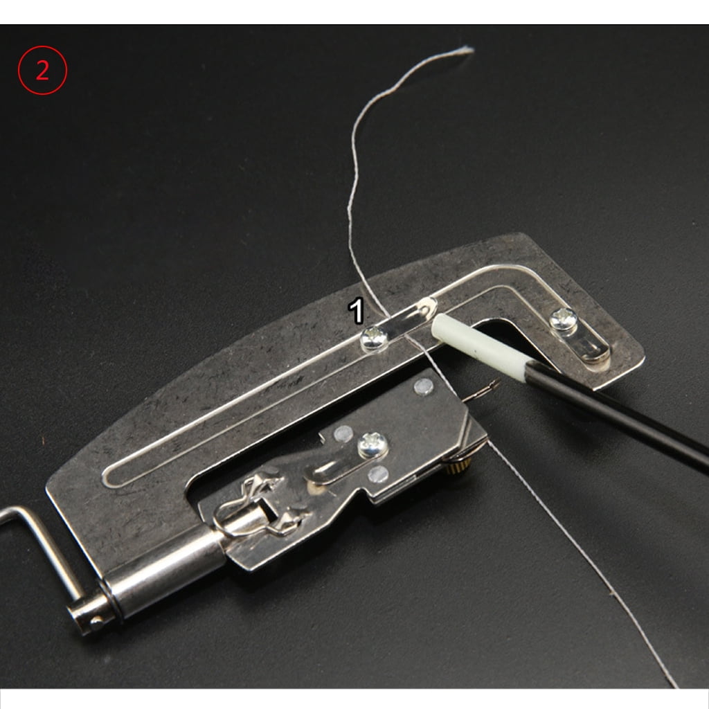 Stainless Steel Semi Automatic Fishing Hook Line Tier Tie Binding Mini Device 