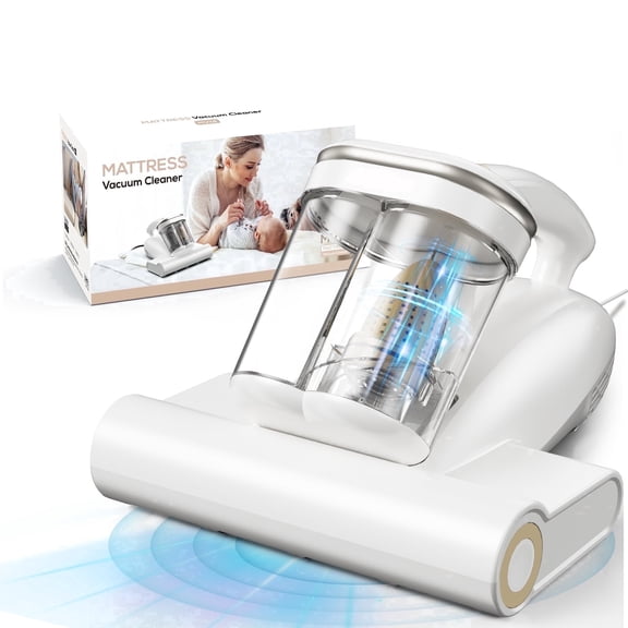16Kpa Handheld Mattress Vacuum Cleaner, UV Light for Deep Cleaning Beds & Sofas