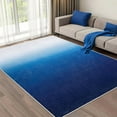 thumbnail image 2 of Washable Rugs 5x7, Modern Rug Soft Blue and White Rug for Living Room, Large Ombre Navy Blue Rug, Non-Slip Stain Resistant Floor Carpet for Bedroom, Dinning, Boys Room, Classroom, 2 of 5