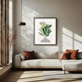 thumbnail image 2 of Olive Branches - Painting Botanical Minimalist Line Art Floral Nature Abstract Modern Art Black Framed Wall Art Print 8 x 10 inches, 2 of 4
