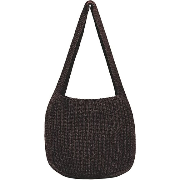 CoCopeaunt Fashion Shoulder Bag for Women Girls Knit Corduroy Hobo Bag Purse Large Capacity