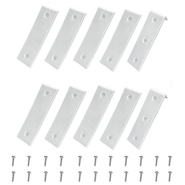 Kit de almohadillas deslizantes para remolque de barco, equipo profesional para barcos, extremos de litera deslizantes para Blanco