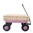 thumbnail image 7 of CITYLE Wagon for Kids, Outdoor Garden Utility Wagon Cart, All Terrain Cargo Wagon, Heavy-Duty Garden Wagon Cart, Collapsible Lawn Wagon Cart with 10" Air Tires, Removable Sides, Pink, 7 of 7