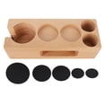 thumbnail image 4 of Soporte de madera para compactador de filtro de café, compactador de filtro de café de madera Soporte de madera para compactador de café Estación de apisonado de café Diseño de última generación, 4 of 12