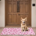 thumbnail image 4 of Pink Breast Cancer Door Rugs,Washable Non Slip Door Mats Indoor,Decorative Door Mats,Entry Mat Indoor for Entrance,Bedroom,Kitchen,Bathroom,16"x47", 4 of 6