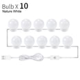 thumbnail image 1 of LED Makeup Mirror Light Bulb Lights Stepless Dimmable Wall Lamp 6 10 14Bulbs Kit for Dressing Table ,Widely Use, 1 of 7