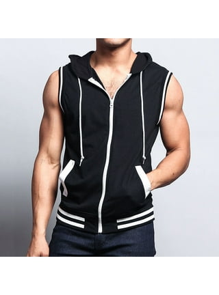 Cut Off Hoodies Men