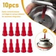 thumbnail image 7 of 10pcs Red Butane Refill Adapter for Lighters & Torches, Quick Fill Gas Transfer Tool, 7 of 7