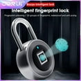 thumbnail image 2 of Corui Fingerprint Padlock Lock Electronic Intelligent Anti-theft Cabinet Lock Waterproof Rechargeble, 2 of 5