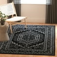 thumbnail image 4 of Safavieh Adirondack Xavier Oriental Area Rug, Black/Ivory, 4' x 4' Square, 4 of 14