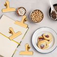 thumbnail image 3 of 4/6 Bagging Clips, 3 Inch Golden, Stainless Steel Chip Clips, Chip Clips Bag Clips Food Clips, Grocery Bag Clips, Heavy Duty Airtight Seal Kitchen Clips Snack Clips Food Bag Clips Eid Al-Adha Mubarak, 3 of 11