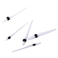 thumbnail image 1 of Acrílico Ensanchador Expander Ear Earing -Blanco (1.2mm - 3mm) Hugo Oreja de expansión, 1 of 4
