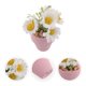 thumbnail image 2 of GOOHOCHY Plantas pequeñas para casa de muñecas, centros de mesa de margaritas realistas, mini margaritas artificiales, flores en maceta, modelo de bonsái en miniatura, 2 of 8