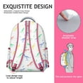 thumbnail image 5 of Dinosaur Bookbag - Large Waterproof Backpack for Daily Use, Lightweight & Sturdy, Fashionable Dinosaur Pattern for School & Commuting, 5 of 6