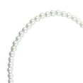 thumbnail image 4 of White   Jewelry Imitation Pearl Necklace w Metal Clasp, 4 of 5