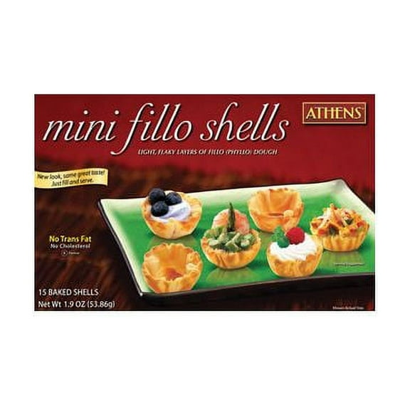 Athens Foods Mini Fillo Shell, 1.9 Ounce - 12 per case.