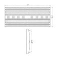 thumbnail image 5 of Electrix 43" Linear LED Highbay 200W 26000 Lm 120-Degree, UL, DLC, CFE, FCC, RoHS, PSE Certified - HBY-5K200-L26-43, 5 of 5