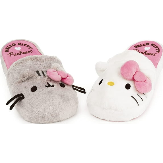 Hello Kitty x Pusheen Plush Slippers Sanrio x GUND (Adults)