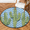 Multicolour 3, variant on CURLYOOT Round Rug 3ft Cactus Desert Area Rug, Washable Circle Mat Non Slip Floor Carpet Mat, Soft Indoor Rugs for Entryway Living Room Dining Room Bedroom
