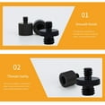 thumbnail image 2 of Decodeary 2pack/lot Wide Applications Screw 1/4 Mount Adapter Precisely Made A24   male 1Set, 2 of 6