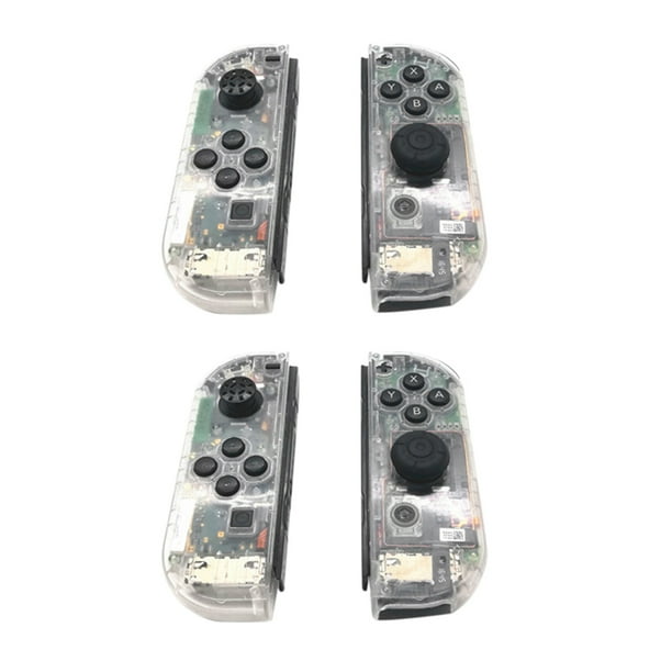 2X Carcasa Carcasa Transparente Funda para Nintendo Switch Controlador NES Joy-Con