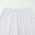 thumbnail image 6 of Flmaly vacation outfits for women High Waistband Women's Linen Wide Leg Pants Casual Loose High Waist Beach Haren Pants Pockets Vacation Outfits, 6 of 8