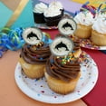 thumbnail image 4 of Dolphin Jumping Moon Ocean Night Silhouette Cupcake Picks Toppers Decoration Set of 6, 4 of 7