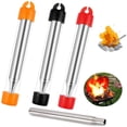 thumbnail image 5 of Fuelle de Bolsillo 3 Piezas Tubo de Fuego Bolsillo de Acero Inoxidable Supervivencia Soplando Tubo de Fuego Tubo Telescópico Herramienta de Arranque de Fuego para Acampar Picnic Senderismo Barbacoa, 5 of 5