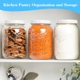 thumbnail image 4 of Syntic 2 Pack 1 Gallon Glass Storage Jars with Lids for Store Dry Goods, Airtight Glass Jars for Kombucha Brewing, Sun Tea, Canning, Pickling Eggs, 4 of 9