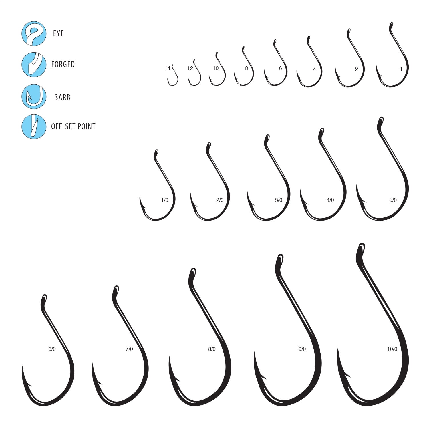 Gamakatsu Octopus Hook Size 1/0 Nickel 6pk