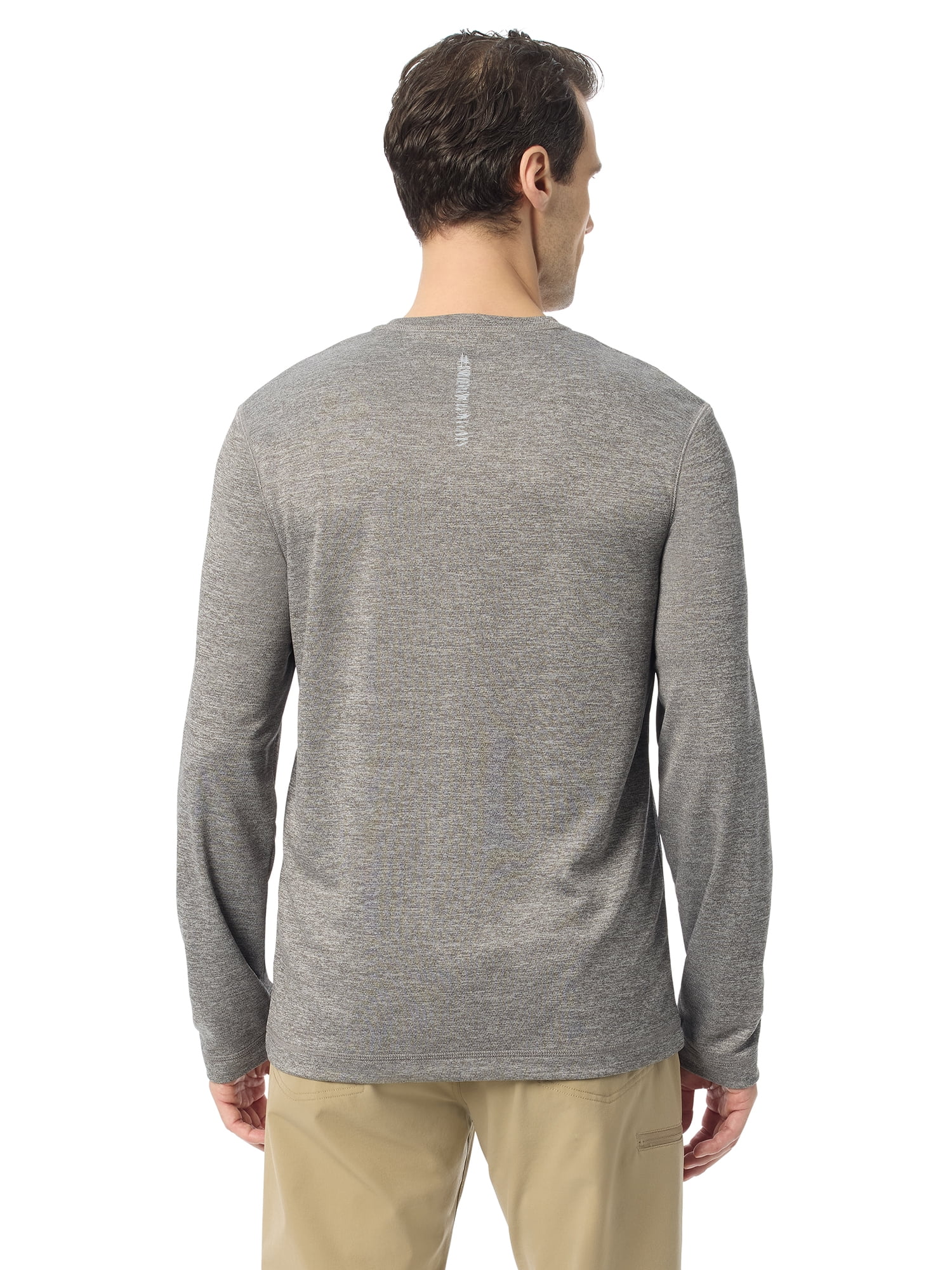 Bass & Co Men's & Big Men's Long Sleeve Hiker Tech Tee, Sizes S-XXXL