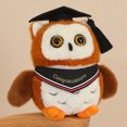 thumbnail image 7 of Graduation Owl Stuffed Animal with Cap, 6.3" Owl Plushie Toy, Soft Stuffed Owl Plush, Ideal Birthday Christmas Graduation Presents for Kids Boys Girls, 7 of 7