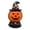 C, variant on Halloween Resin Witch Hat Pumpkin Figurine, Retro Jack‑O‑Lantern Statue, Halloween Indoor Tabletop Mantel Decor for Fall Holiday Home Display