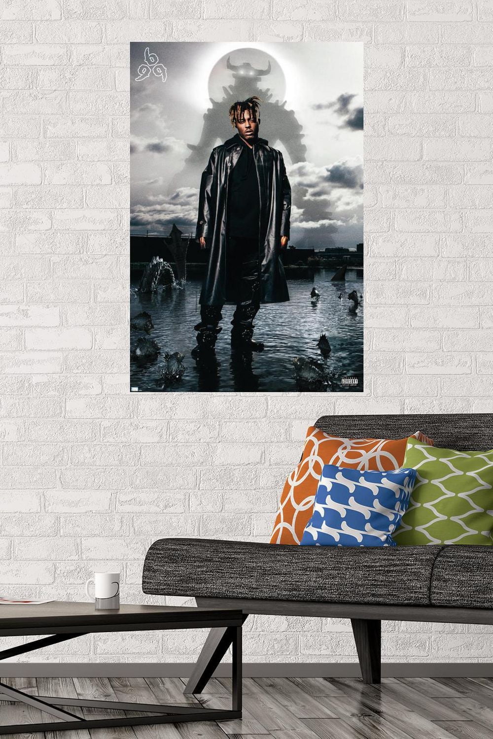 Juice WRLD - Fighting Demons Album Cover Wall Poster, 22.375" x 34"