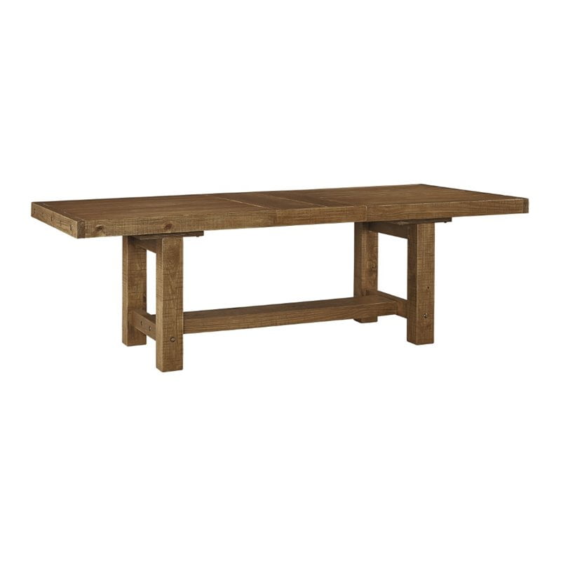 wheaton farmhouse trestle dining table