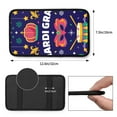 thumbnail image 3 of Bingfone Car Four-Season Universal Armrest Box Mat,Car Armrest Seat Cover Center Console Mat-Happy Mardi Gras, 3 of 7