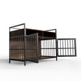 thumbnail image 5 of FINE MAKER Dog Crate Furniture, 39.4 Inches Wooden Dog Crate, Dog Kennels Indoor Decorative Pet House End Table, for Small/Medium Dog, 5 of 15