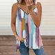 thumbnail image 3 of Gibobby Camiseta de manga corta con cremallera de algodón de imitación estampada para mujeres europeas y de verano, Top informal con cuello en V(Rosa,G), 3 of 4