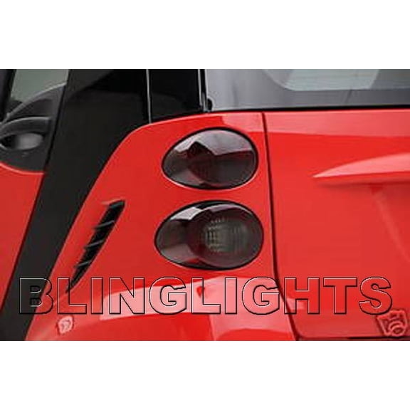 For Smart fortwo Tint Film Taillamps Taillights Tail Lamps Lights Smoked Protection Overlays