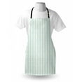 thumbnail image 3 of Teal and White Apron Vintage Shabby Chic Composition with Little Dots and Ornaments, Unisex Kitchen Bib Apron with Adjustable Neck for Cooking Baking Gardening, Baby Blue Orange White, by Ambesonne, 3 of 3