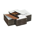 thumbnail image 5 of Boxes Fast BFM12122BF Sobres de cartón corrugado fáciles de plegar, 12 1/2 x 12 1/2 x 2 pulgadas, sobres plegables, cajas de envío troqueladas ajustables, cajas de envío blancas grandes de varias prof, 5 of 5