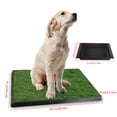 thumbnail image 4 of Moclever Puppy Potty Training Grass Pad 25x20in Dog Pee Pad for Small Medium Dogs Indoor Outdoor Use, 4 of 10